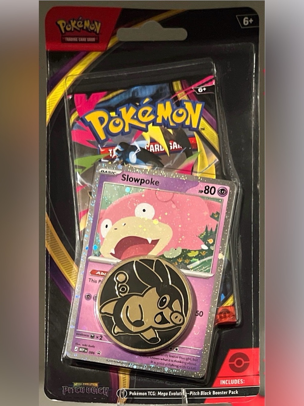 Pokémon TCG: Mega Evolution Pitch Black - Single Blister (SLOWPOKE)